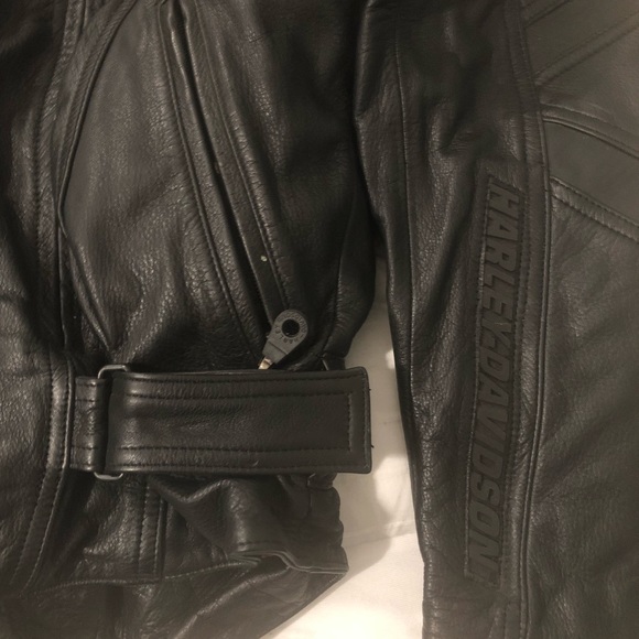 Men’s Black Harley jacket - Picture 2 of 7